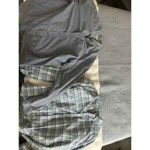 LL Bean Mens Large Long Sleeve Button Down 2 pcs